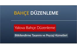 Yalova Peyzaj Bahe Dzenleme